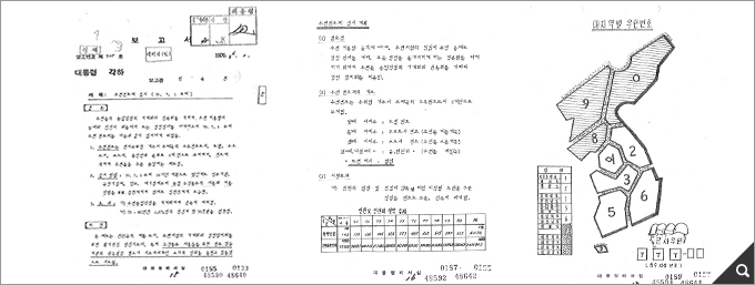 우편번호제 실시 참고 이미지