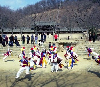 민속촌 사물놀이 전경